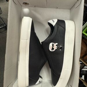 Karl Lagerfeld Black and White Sneakers